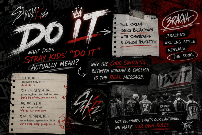 Stray Kids Do It lyrics meaning explained