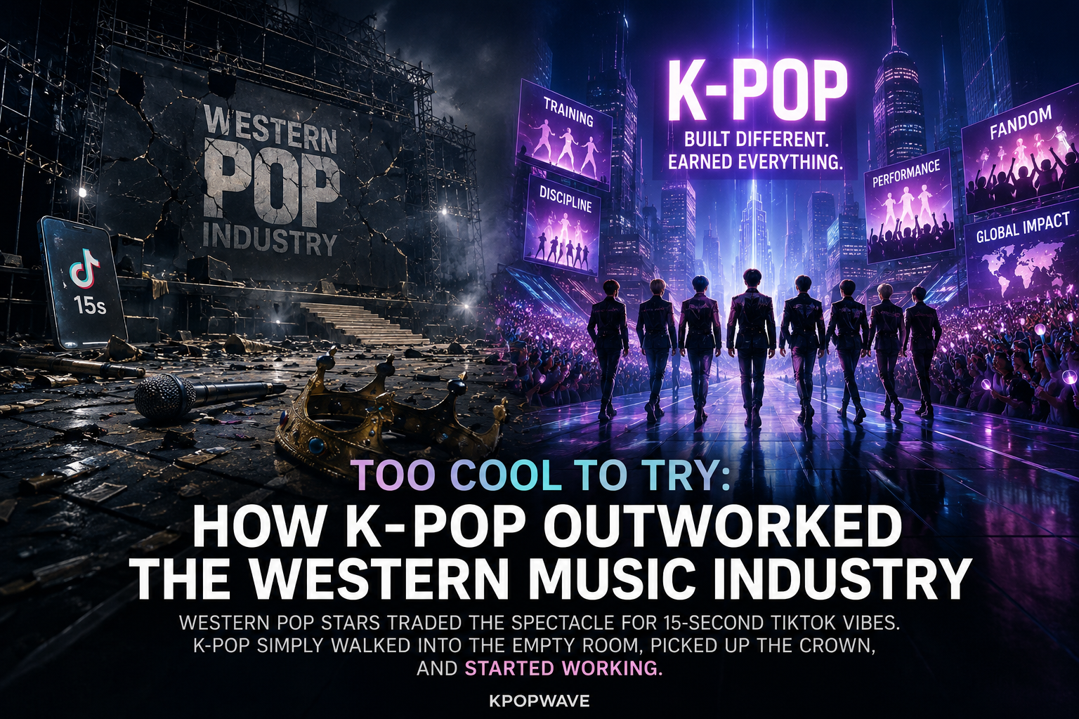Too Cool to Try: How K-Pop Outworked the Western Music Industry