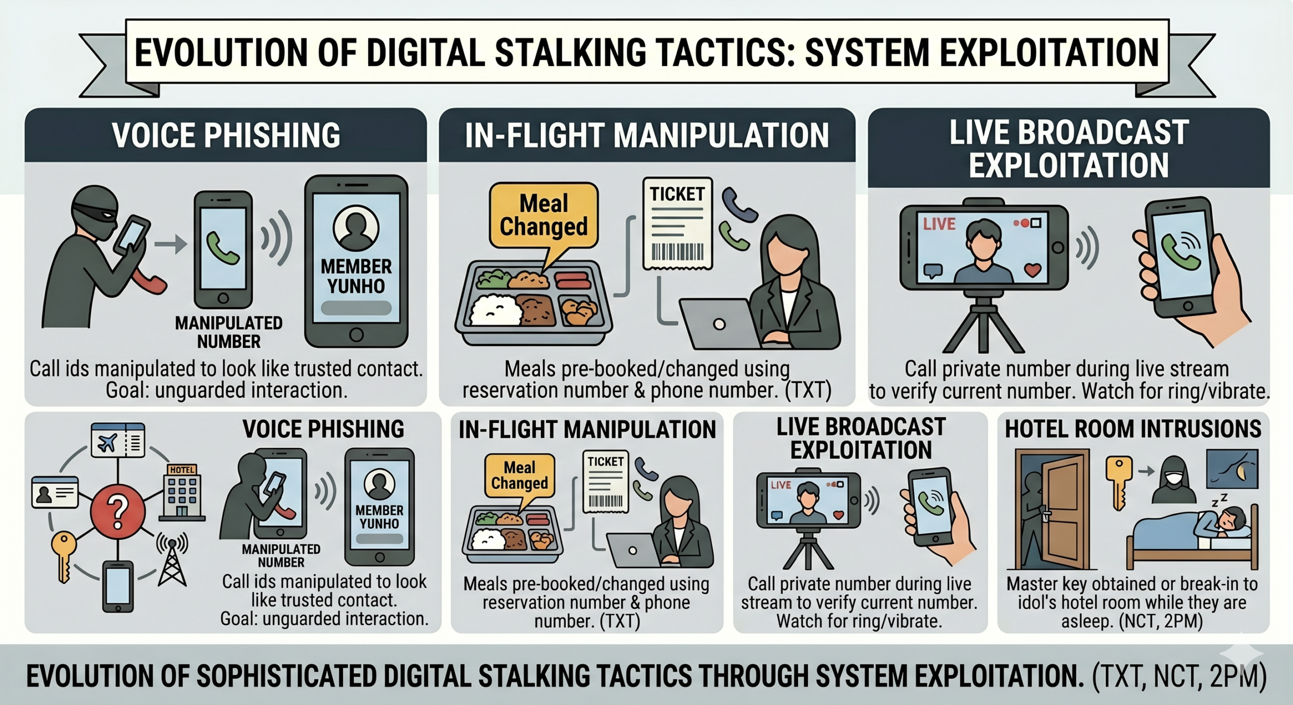 Evolution of digital stalking tactics