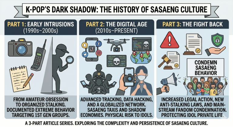 K-Pop's Dark Shadow: The History of Sasaeng Culture