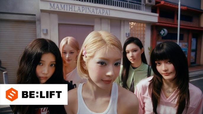 ILLIT K‑pop group posing together for a high‑quality promotional image.