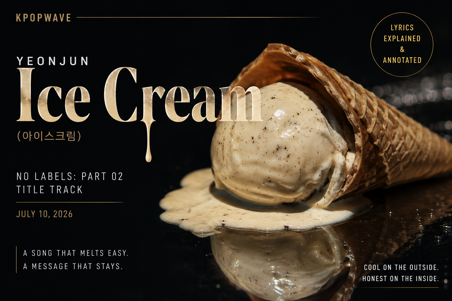 Yeonjun "Ice Cream" lyrics meaning explained